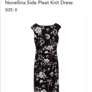 Ralph Lauren Novellina Side Pleat Knit Dress.